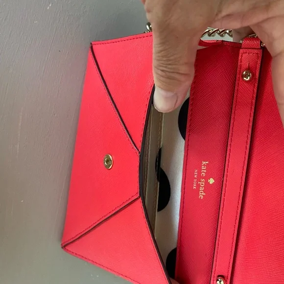 Kate Spade Vibrant Red Crossbody Bag - Picture 4 of 7